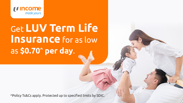 get LUV Tem life Insurance for as low as $0.70 pe day