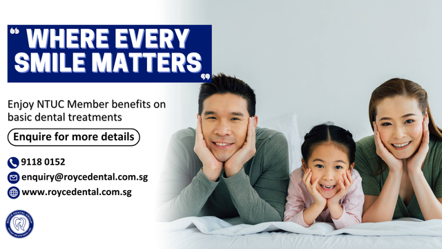 Enjoy NTUC Member benefits on basic dental teatments