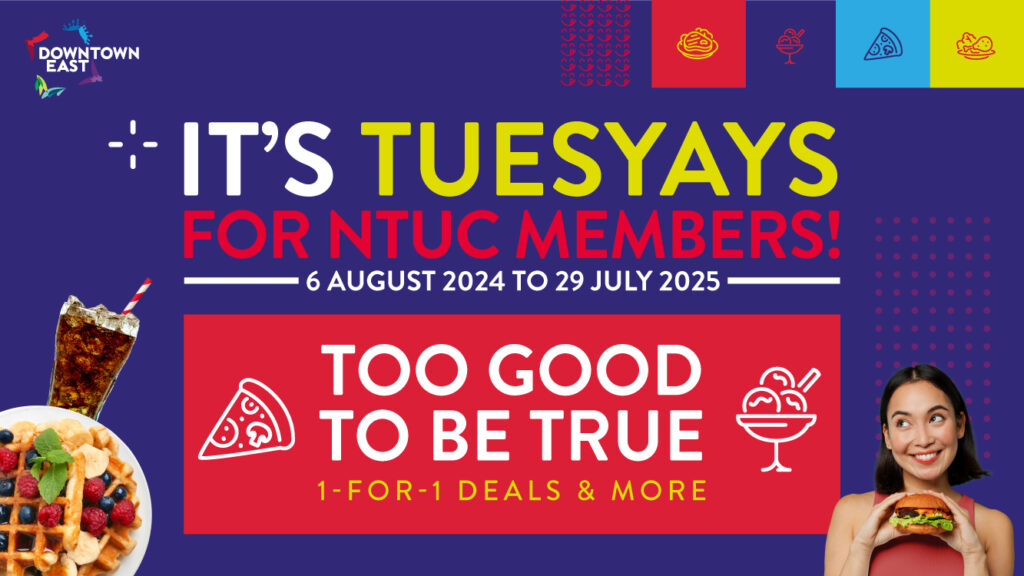 Unlock exclusive Tuesday deals all year round with NTUC Union Members-Only Specials